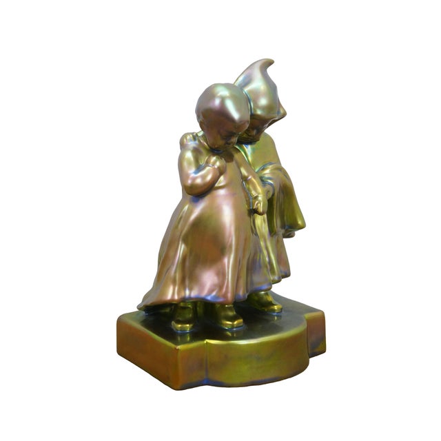 Up for sale is a beautiful, authentic piece of Hungarian art pottery from the world-renowned Zsolnay Pécs factory. This...