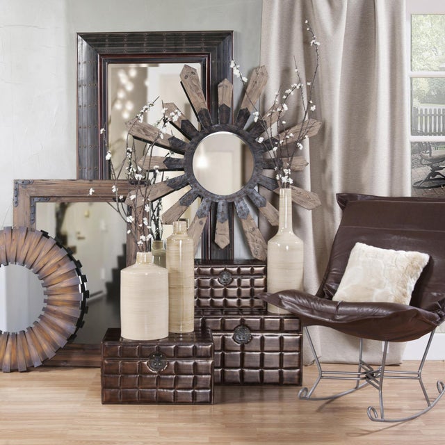 Transitional Caldwell Mirror For Sale - Image 3 of 11
