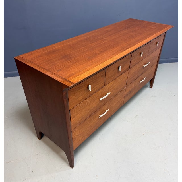 John Van Koert 1950s John Van Koert for Drexel Profile K4 Low Dresser Mid Century For Sale - Image 4 of 15