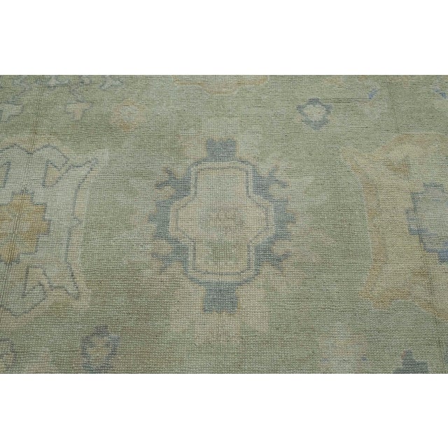 Early 21st Century Oushak Rug 9'6" x 12'5" #17872 For Sale - Image 5 of 8