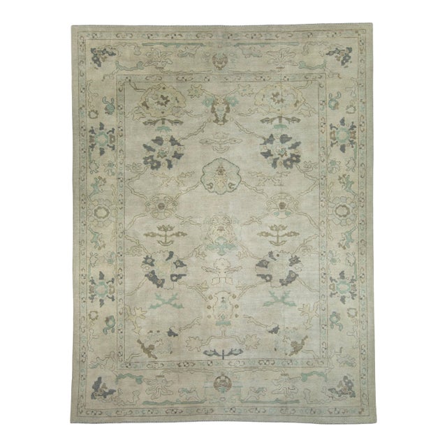 Turkish Oushak Runner Rug 2'9" x 14'2" #17875 For Sale