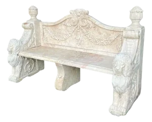20th Century Talian Marble Bench, 1970s