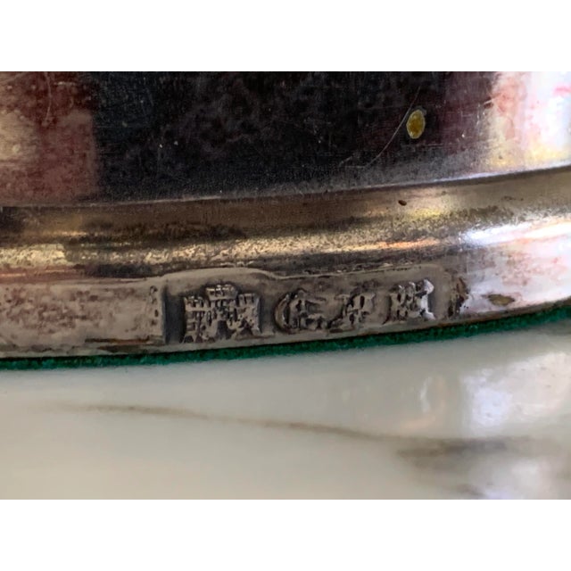 Vintage English Silver Plate Wine Coaster For Sale - Image 10 of 10