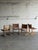 Saddle Brown Leather Dining Chairs Set of 4 Mid-Century Modern 1970s For Sale - Image 14 of 14