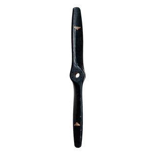 Vintage Wooden and Metal Airplane Propeller, 1960 For Sale