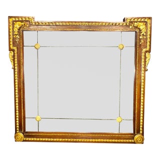 19th C. French Walnut and Gilt Mirrors For Sale
