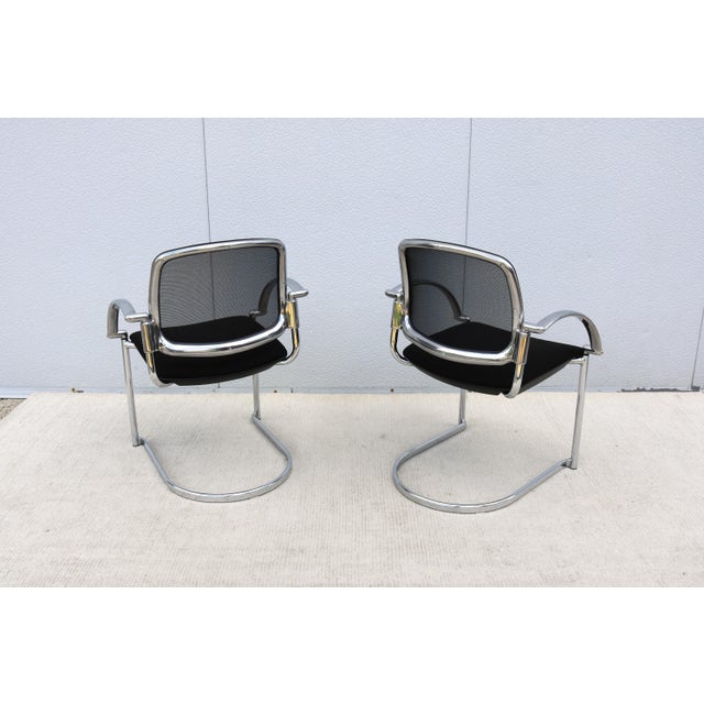 Modern Minimalist Topstar Open 30 Stacking Guest Chairs Made in Germany - A Pair For Sale - Image 9 of 18