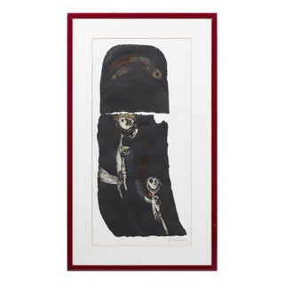 Fernanda Mendonça, Figurative Composition, 1990, Mixed Media For Sale