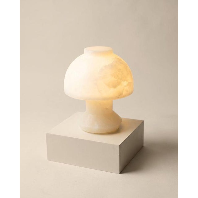 Umbra Alabaster Table Lamp by Luis Gimeno For Sale - Image 4 of 13