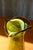 Green Free-Form Olive Green Art Glass Vase by Gyula Budveszel, Hungary, 1990s For Sale - Image 8 of 9