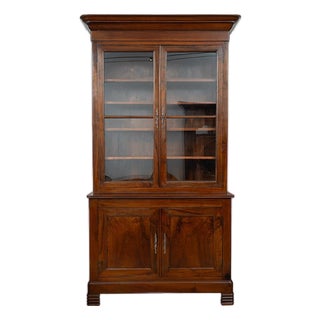 Antique Provençal Double Body Sideboard in Solid Walnut, France, 19th Century For Sale