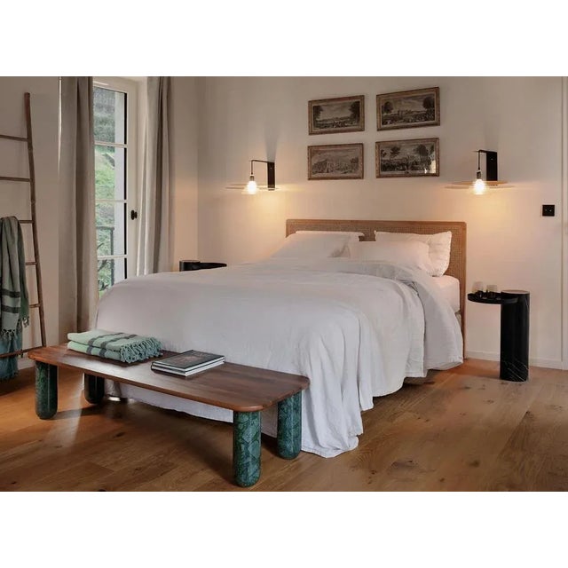 Stone Medium White Marble Sunday Coffee Table by Jean-Baptiste Souletie For Sale - Image 7 of 9