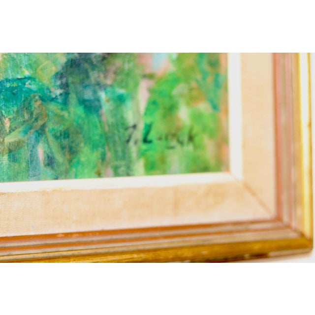 Jerzy Luczak-Szewczyk, Lake, 1950s, Oil on Canvas, Framed For Sale - Image 6 of 10