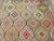 1960s 1960's Embroidery Multicolor Kilim Rug- 68"x104" For Sale - Image 5 of 13