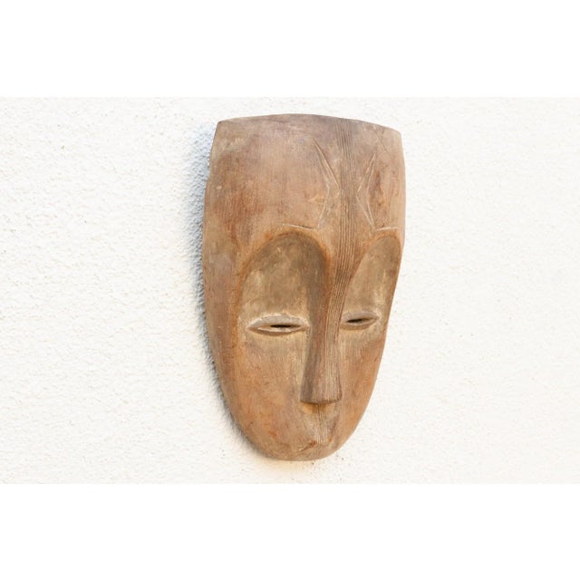 Weaver's Tale Carved Aged Mask For Sale - Image 4 of 10