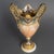 Enameled gilt bronze and onyx vase or centerpiece, 19th century, napoleon iii period. A 19th century vase or centerpiece,...