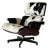 1960s 670 Lounge Chair in Cowhide by Charles & Ray Eames for Herman Miller For Sale