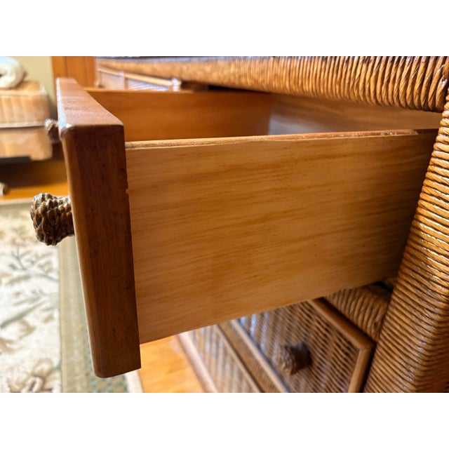1980s Henry Link Triple Dresser and Mirror For Sale - Image 10 of 10