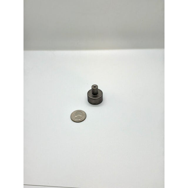 Modern Henredon Brass Pull Pewter Finish For Sale - Image 3 of 4