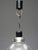 Black Pendant in Black Painted Metal and Glass by Sergio Mazza, Italy, 1960s For Sale - Image 8 of 10