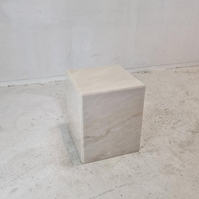 Italian Marble Pedestal, 1980s For Sale - Image 9 of 14
