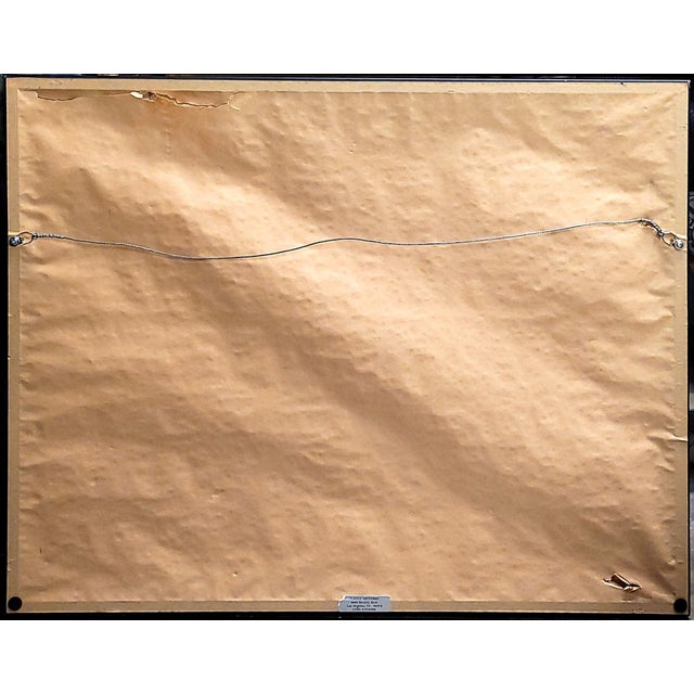 Blue 1960s David Stein "A La Maniere De Miro" Signed Lithograph For Sale - Image 8 of 8