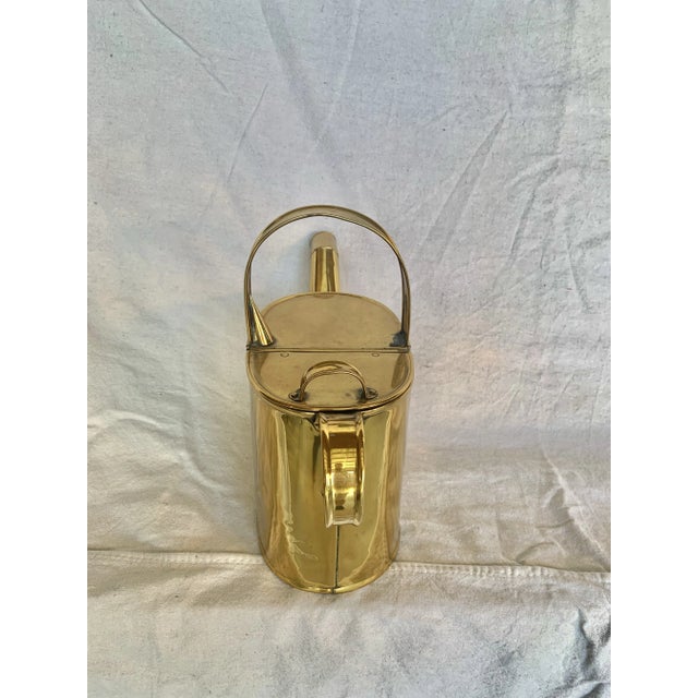 Early 20th Century English Brass Garden Watering Can For Sale - Image 9 of 12