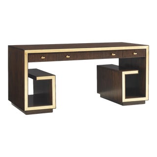 Greek Key Sligh Executive Desk For Sale