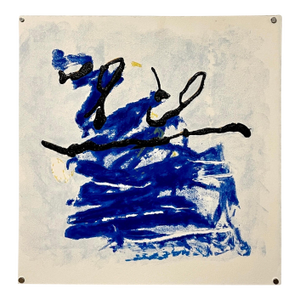 Emil Schumacher, Emil Schumacher Limited Edition Serigraph Terraraph Print Abstract Art Informel