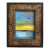 Original Serg Graff Ocean Sunset Acrylic Painting Framed Small Seascape Art For Sale