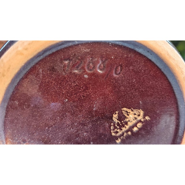 Brown Vintage German Ceramic Vase in Fat Lava from Scheurich, 1960s For Sale - Image 8 of 9