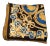 Gianni Versace Custom Blue & Gold Urn Design Velvet Throw For Sale
