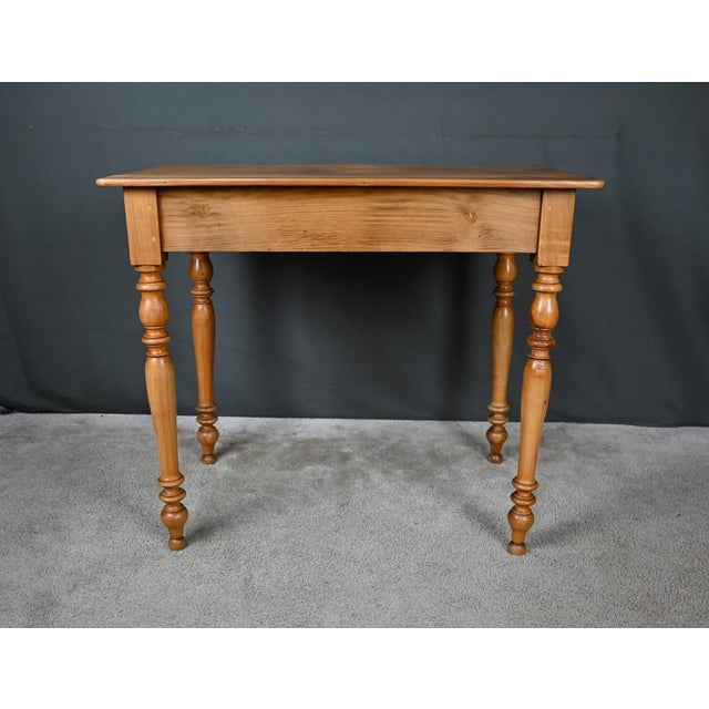 Small Antique Cherry Wood Desk, 1800s For Sale - Image 10 of 14