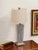 Mid 20th Century Mid 20th Century Silver Tone Designer Lamp For Sale - Image 5 of 10