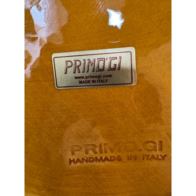 Primo'Gi Ceramic Woven Basket, Signed For Sale - Image 10 of 12