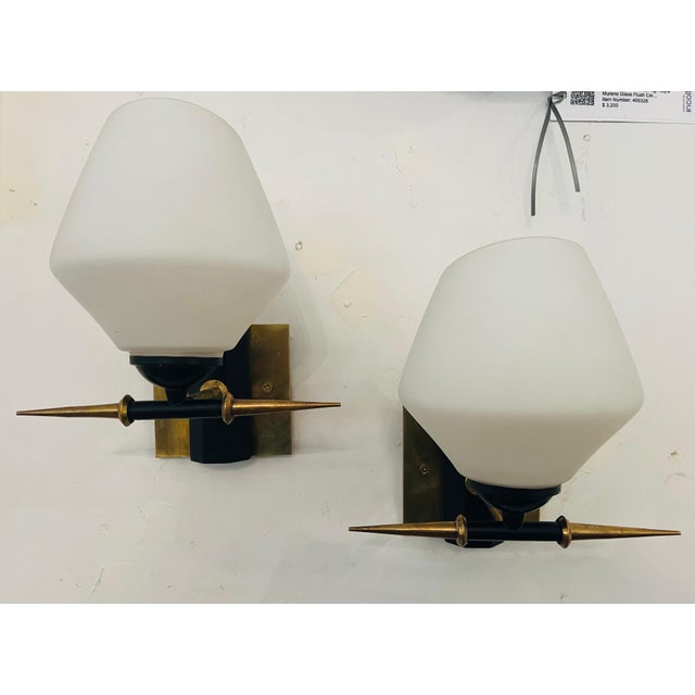 Pair of French 1960s Arlus Wall Lamps For Sale In New York - Image 6 of 8