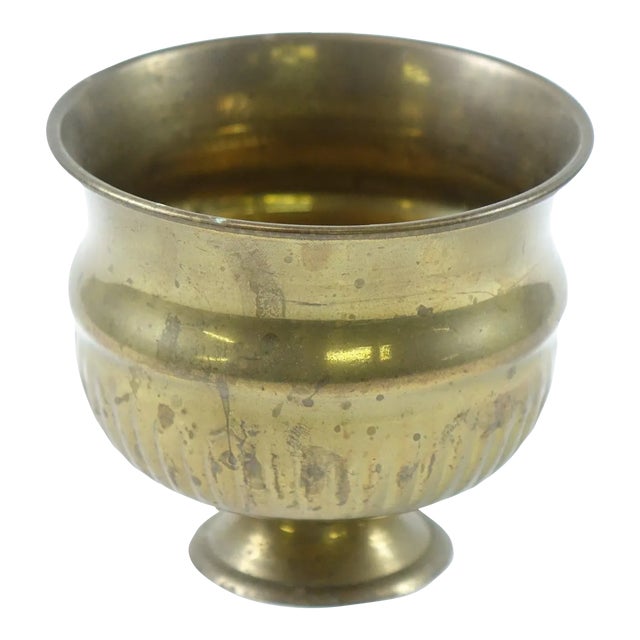 Mid 20th Century Brass Vase For Sale