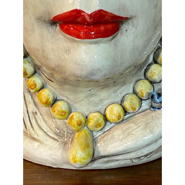 Fascinating traditional handmade ceramic planters from private collection.