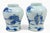 Chinese Chinese Near Pair 19th Century Blue and White Vases For Sale - Image 3 of 9