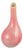 Drop-Shaped Vase with Pink and Yellow Marbled Glaze by Hans Hedberg for Biot, 1980s For Sale