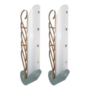 Pair of Cinema Sconces, Italy, 1950's.