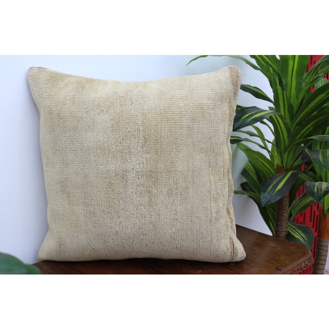 Turkish Vintage Rug Decorative Pillow Cover - 20"x20" For Sale - Image 10 of 13