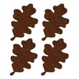 Oak Leaf Cocktail Napkins - Set of 4 For Sale