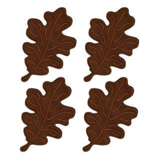 Oak Leaf Cocktail Napkins - Set of 4 For Sale