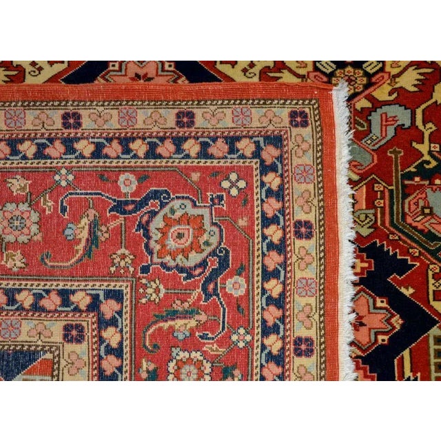 Vintage Serapi-Style Rug For Sale - Image 9 of 10