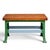 Vintage Industrial Butchers Block Kitchen Island with Cast Iron Base For Sale - Image 4 of 7