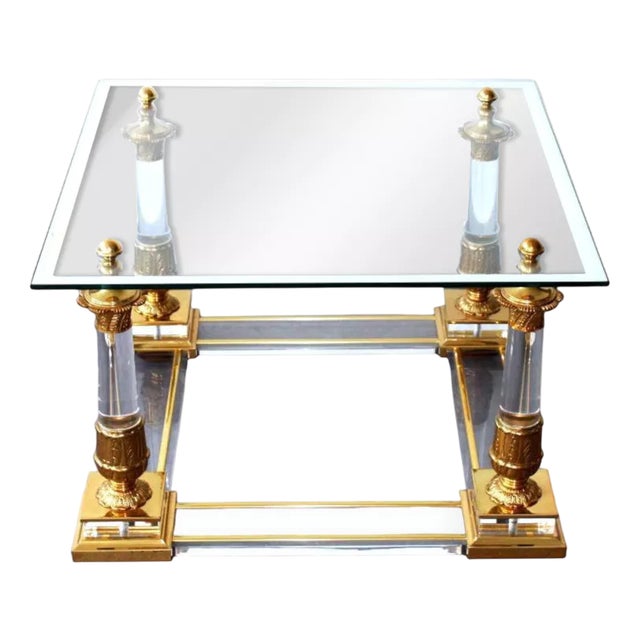 Hollywood Regency Coffee Table from Maison Charles, Style For Sale