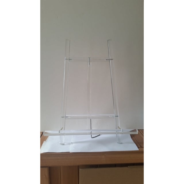 Modern Lucite Acrylic Picture Frame Easel Chairish