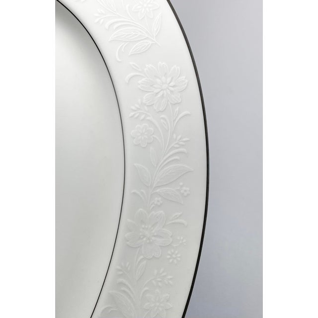 1980s Noritake “Ranier” 3-Piece Bone China Dinnerware Serving Hostess Set For Sale - Image 9 of 10