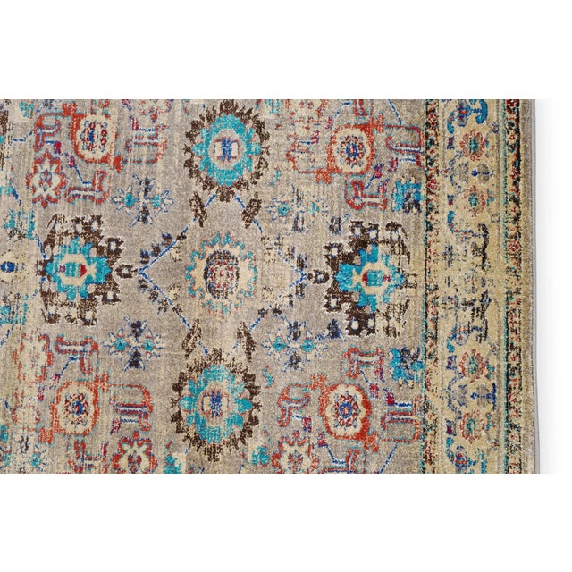 Beautiful vintage style, high traffic commercial quality Turkish / Persian style rug. 100% polypropylene frieze extra...